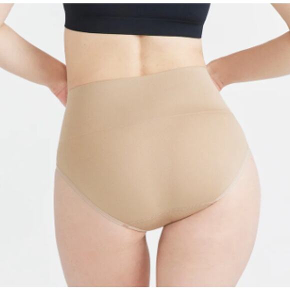 Large / X-Large Yummie High Rise Waist Brief Shaper Underwear Support Tan NEW - Picture 4 of 10